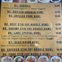 Menu  at Lab C Food Kitchen in Bastrop