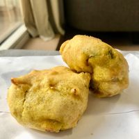 Aloo tiki at Street Side Chaat Cafeteria in Abu Dhabi