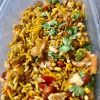 Bhel puri at Street Side Chaat Cafeteria in Abu Dhabi
