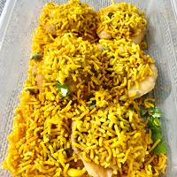 Masala puri  at Street Side Chaat Cafeteria in Abu Dhabi