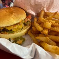 Mexico Romeo Burger at Romeo's in Asheville