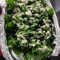 Mini kale salad. at Romeo's in Asheville