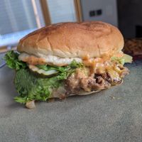 Where Art Thou Romeo Burger at Romeo's in Asheville