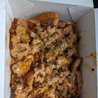 Chili cheese fries at Romeo's in Asheville