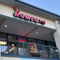 Outside of the restaurant   at Romeo's in Asheville