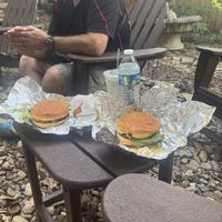 Delicious build your own burgers 🍔   at Romeo's in Asheville