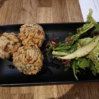 Vegan Haggis (need to ask for it without honey and apple slaw) at Craobh - Kroov in Perth And Kinross