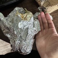Size comparison   at Bubbakoo's Burritos  in Springboro