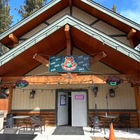 Restaurant front in spring   at Pho Big Bear in Big Bear Lake