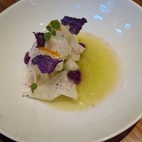 Kohlrabi grüner Apfel at Restaurant VOLT in Berlin