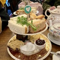 Vegan afternoon tea  at Little Harriettes of Deal Tea Rooms in Deal