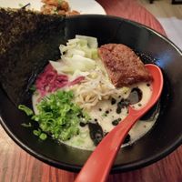 Creamy ramen at Vegan Ramen Mei - Roma in Mexico City