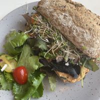 Hummus Lunch  at Doppio Espresso in Sneek