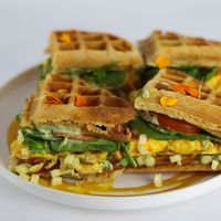 Vegan club house at Lilo Brunch Specialty Coffee in Barcelona