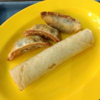 Fried goods at Kwan Inn Vegetarian 观音斋 - Chinatown in Central Singapore