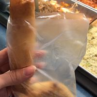 deep fried popiah/spring roll $1 each! 👍🏻👍🏻👍🏻 at Kwan Inn Vegetarian 观音斋 - Chinatown in Central Singapore