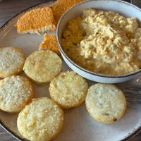 Schnitzel with fries  at Valkyrjan Bistro & Bar in Reykjavik