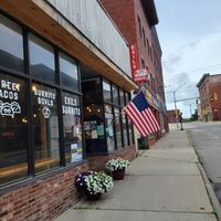 Outside at Exile Burrito in Berlin