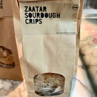 Zaatar chips  at Zinn Cafe Bistro in Dubai