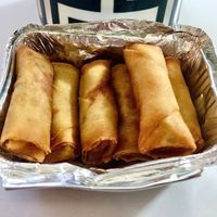Mini spring rolls at The Great Wall Chinese Takeaway in Dubai