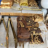 Selection of savoury & sweet bakes  at Giant Coffee in Margate
