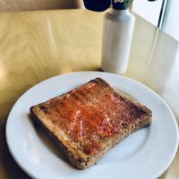 Toast and jam  at Fusion Restaurant - The S Hotel in Dubai