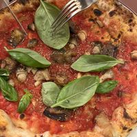 Marinara with mushrooms and aubergine  at Giolina in Milan