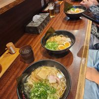 Vegan option in front, vegetarian option behind. at Musoshin Gion in Kyoto