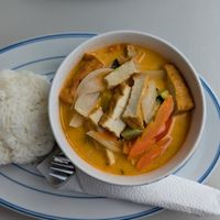 85 tofu Thai curry at Asia Dao in Bad Oldesloe