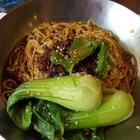Noodles with black bean and ginger at Kapok Vegetarian Cafe in Taipei