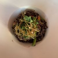 Prato de arroz negro  at Riviera Bar in Sao Paulo