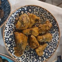 Filled zucchini flowers at Ali Restaurant in Kos