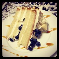 Cakes 'n Treats vegan White Chocolate and Blueberry cake :) at Cakes 'N' Treats in North West London