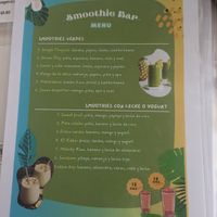 Smoothies at Antojito Pupusero in Leon