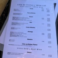 Wine list   at Estalagem Ponta Do Sol in Ponta Do Sol