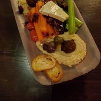 Mezze Platter at Gatsby's Pub in Pottstown