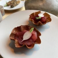 Bietentartellette   at Bolenius Restaurant in Amsterdam