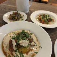 ratatouille hummus  at The Hummus Workshop in Vienna