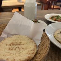 pita breadd  at The Hummus Workshop in Vienna