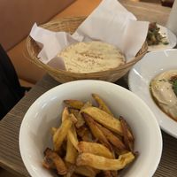 Hausgemachte French Fries  at The Hummus Workshop in Vienna