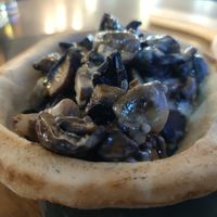 Vegan mushroom gyros at Tucan in Neos Marmaras