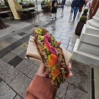 Möhren lachs Brötchen at Motto Brot in Vienna
