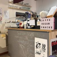 Cafe behind games area  at Super ZaZa in Venice