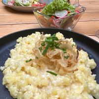 Vegan dumplings at Manna Bistro in Samorin