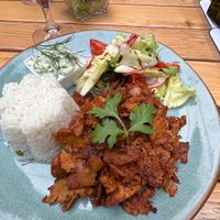 Vegan gyros, great taste at Manna Bistro in Samorin