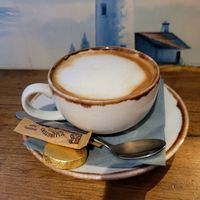 Flag White (Oat Milk). at Y Bryncynan in Pwllheli