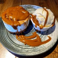 Caramelised Biscuit Cheesecake. at Y Bryncynan in Pwllheli