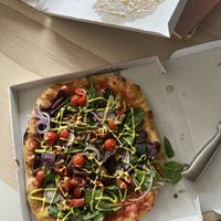 Vegan pizza  at Buon Appetito in Den Burg