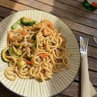 Udonnudeln mit Tofu  at Mama Lyn in Karlsruhe