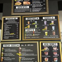 Full Menu  at Rawbry in Las Vegas